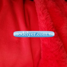 Ткань Мех исскуственный кролик (красный)